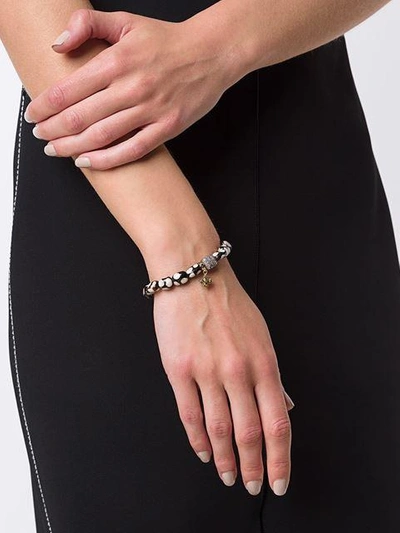 Shop Loree Rodkin Beaded Diamond Charm Bracelet