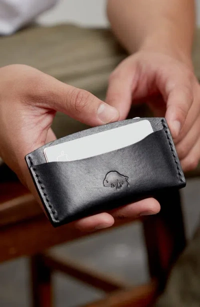 Ezra Arthur Classic Card Holder Wallet In Black