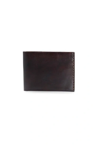 Ezra Arthur No. 6 Classic Bifold Wallet In Brown