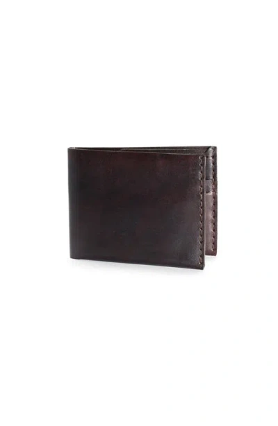 Ezra Arthur No. 6 Classic Bifold Wallet In Brown
