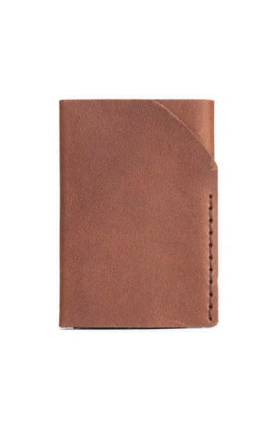 Ezra Arthur No. 2 Card Holder Wallet In Brown