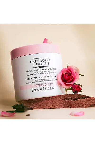 Christophe Robin Cleansing Volumizing Paste With Pure Rassoul Clay And Rose Extracts In Multi