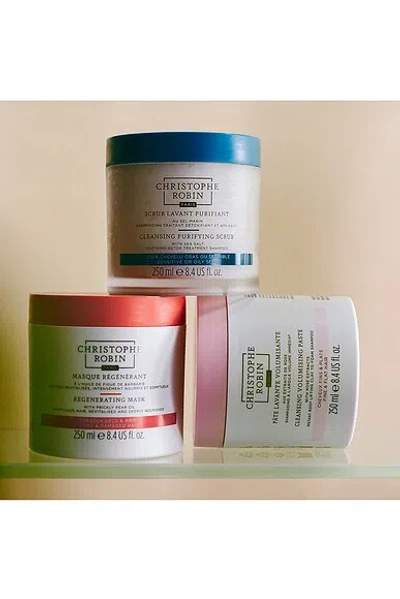 Christophe Robin Cleansing Volumizing Paste With Pure Rassoul Clay And Rose Extracts In Multi