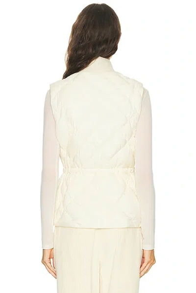 Burberry Devonside Quilted Vest In White