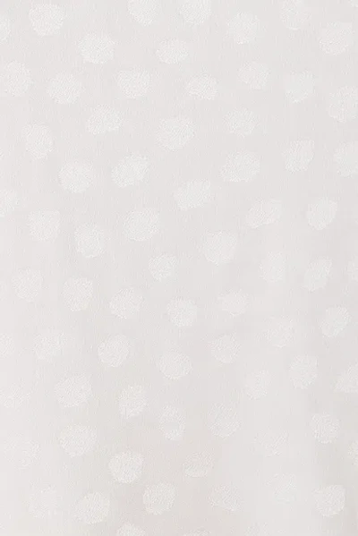 Chloé Dot Silk Jacquard Sleeveless Peplum Blouse In White