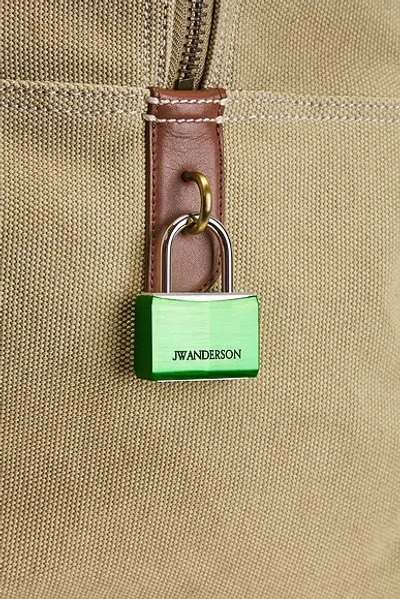 Jw Anderson Cotton Canvas Weekend Bag In Neutral