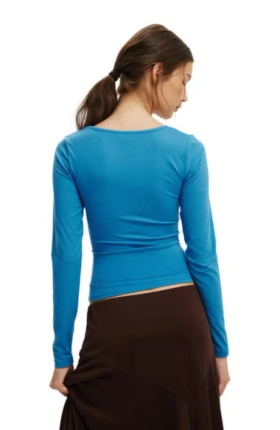 Cotton On Hold Me Long Sleeve In Blue