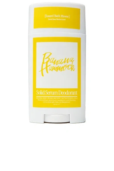Laurel Bath House Banana Hammock Solid Serum Deodorant In White