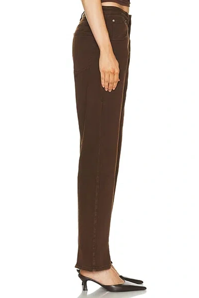 Mimchik Split Hem Wide Leg In Brown