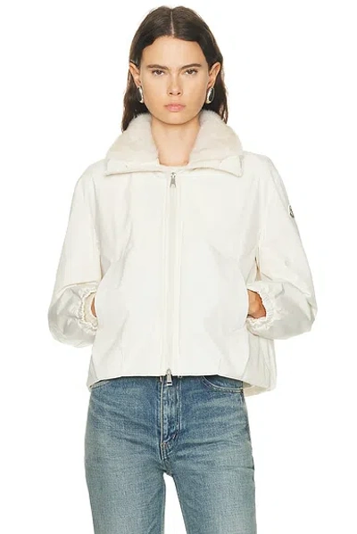 Moncler Pervenche Jacket In White