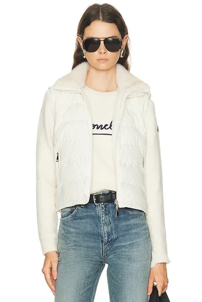 Moncler Pervenche Jacket In White