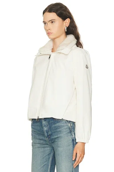 Moncler Pervenche Jacket In White