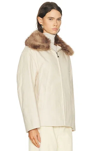 Sandy Liang Carrot Jacket In Neutral