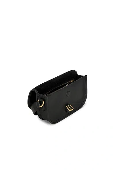 Valentino Garavani Antibes Leather Crossbody Bag Adjustable Strap In Black