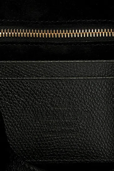 Valentino Garavani Antibes Leather Crossbody Bag Adjustable Strap In Black