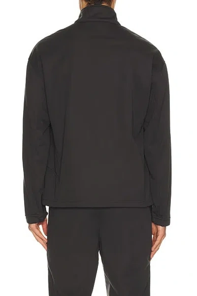 Whitespace Quarter Zip Softshell Top In Black