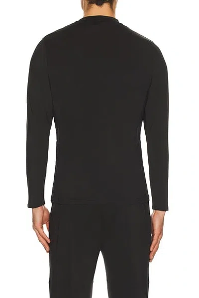 Whitespace Graphene Crew Neck In Black