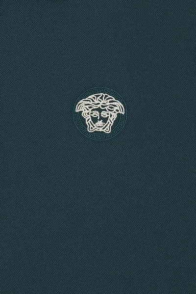 Versace Polo In Blue