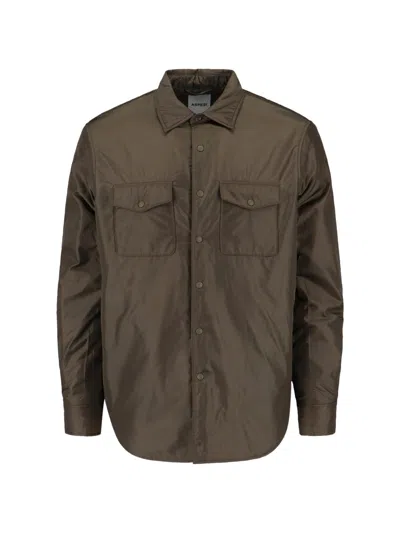 Aspesi Jacket With Chest Pockets And Long Sleeves In Green