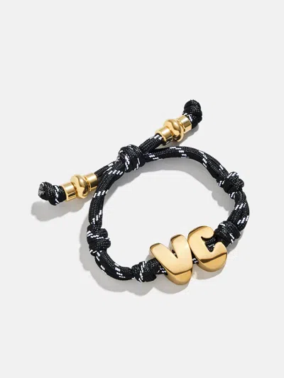 Baublebar Knotty Initial Custom Bracelet In Black