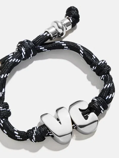 Baublebar Knotty Initial Custom Bracelet In Black