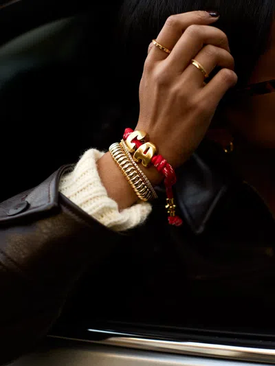 Baublebar Knotty Initial Custom Bracelet In Multi