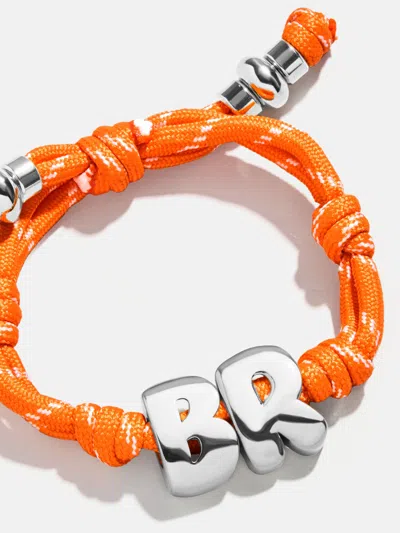 Baublebar Knotty Initial Custom Bracelet In Orange