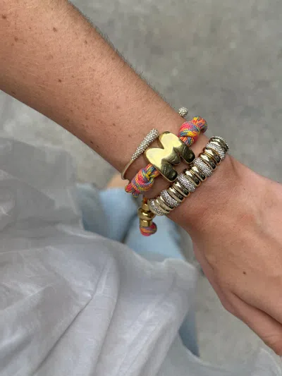 Baublebar Knotty Initial Custom Bracelet In Multi