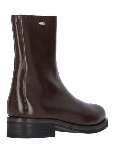 Our Legacy Camion Ankle Boots In Brown