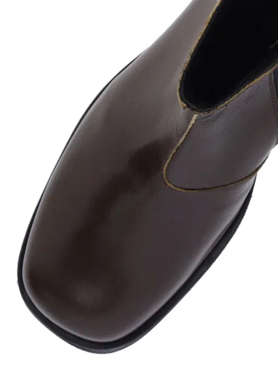 Our Legacy Camion Ankle Boots In Brown