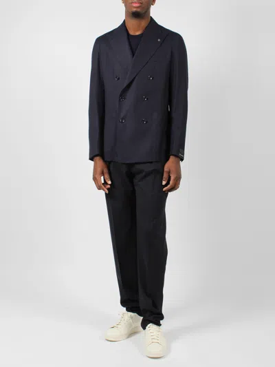 Tagliatore Belt Loop Track Pants In Multi