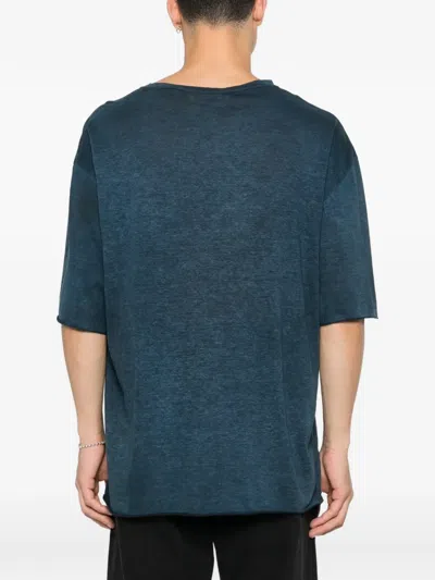 Avant Toi Boxy T-shirt In Blue