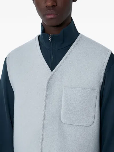 Rier Patch-pocket V-neck Gilet In Multi