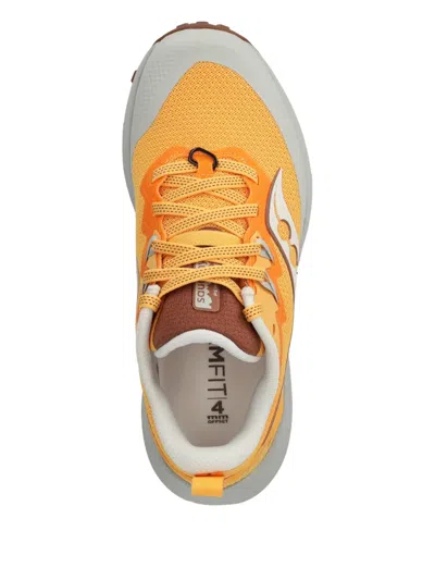 Saucony Logo Sneakers In Orange