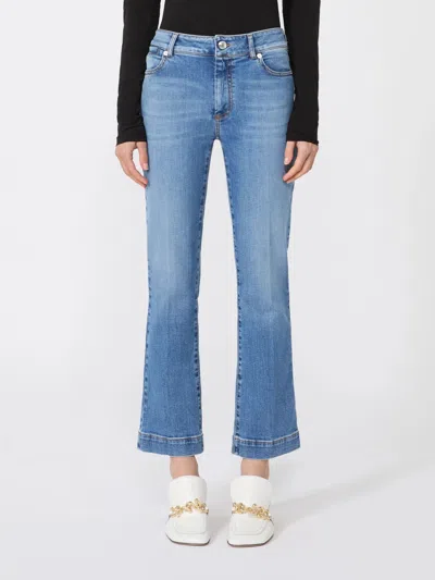 Sportmax Multi-pocket Jeans In Blue