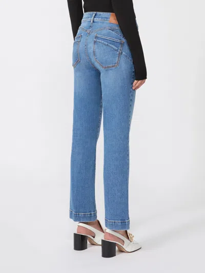 Sportmax Multi-pocket Jeans In Blue