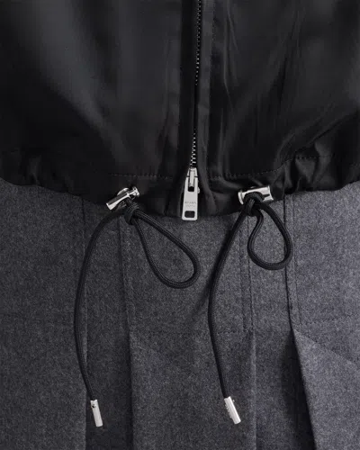 Prada Re-nylon Blouson Jacket In Blue