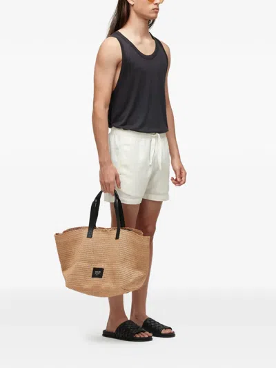 Osklen Drawstring Shorts In White