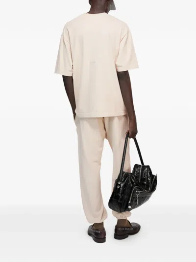 Acne Studios Logo-plaque T-shirt In Neutral