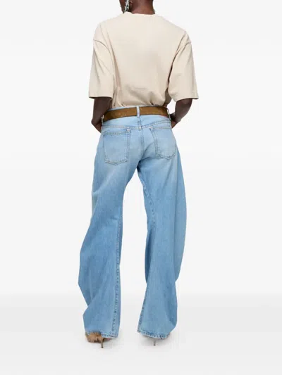 Acne Studios Logo-plaque T-shirt In Neutral