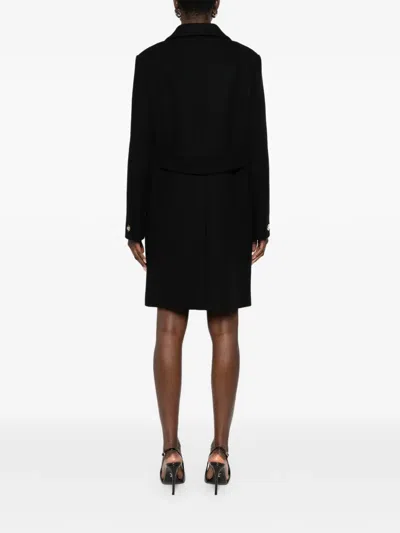 Gucci Wool Single-breasted Coat In Black