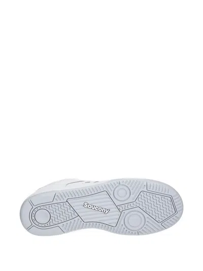 Saucony Leather Sneakers In White
