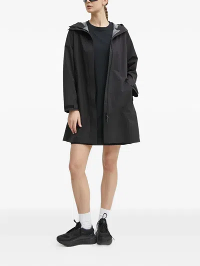 Peak Performance Long-sleeve Hooded Coat In Multi