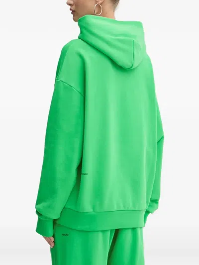 Pangaia Lettering Hoodie In Green
