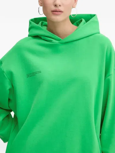 Pangaia Lettering Hoodie In Green