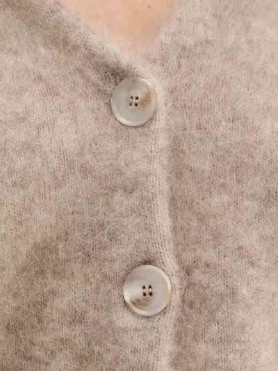 Gestuz Gzdebbie Button V-neck Cardigan In Neutral
