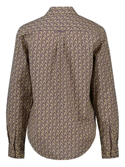 Gant Patterned Shirt In Brown