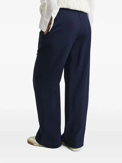 Gant Drawstring Trousers In Blue