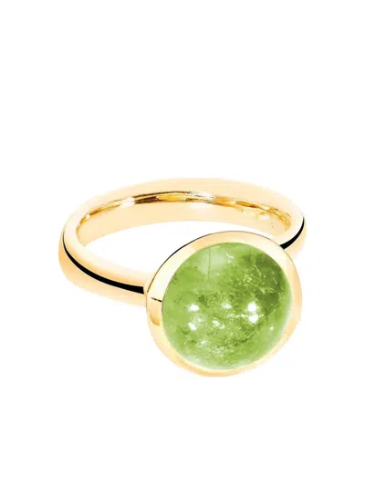 Tamara Comolli Large Peridot Ring In Gold