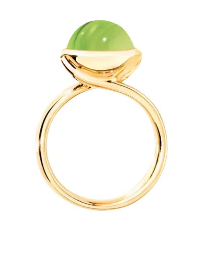 Tamara Comolli Large Peridot Ring In Gold